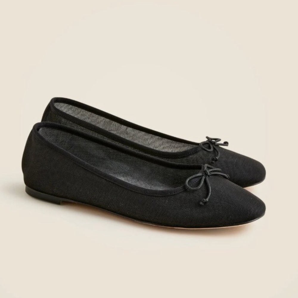 New J. Crew Mesh Andi Ballet Flats